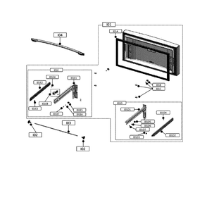 F-Door & Handles Diagram and Parts List for 11172692911  Kenmore Refrigerator