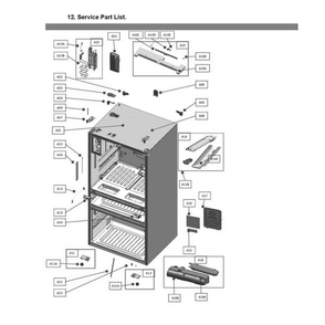 Pldm 9 Diagram and Parts List for 11172795120  Kenmore Refrigerator