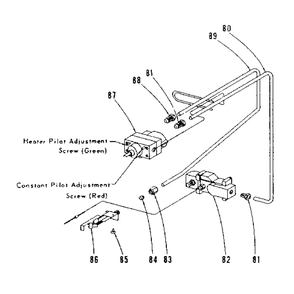 Pilot Assembly Diagram and Parts List for 6794951  Kenmore Range
