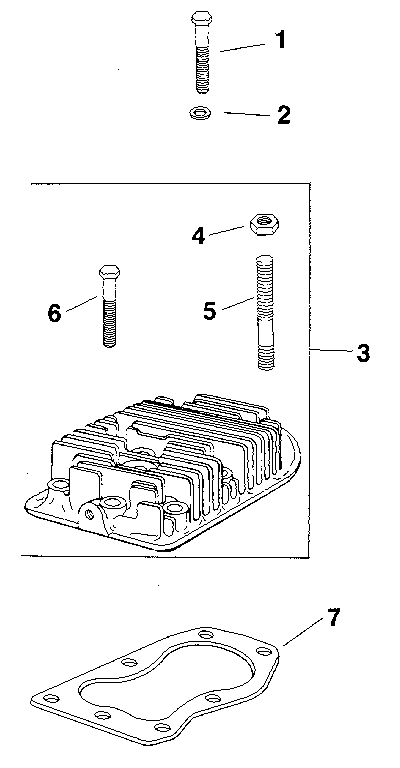Cylinder head - group 9 Diagram and Parts List for  Kohler Engine