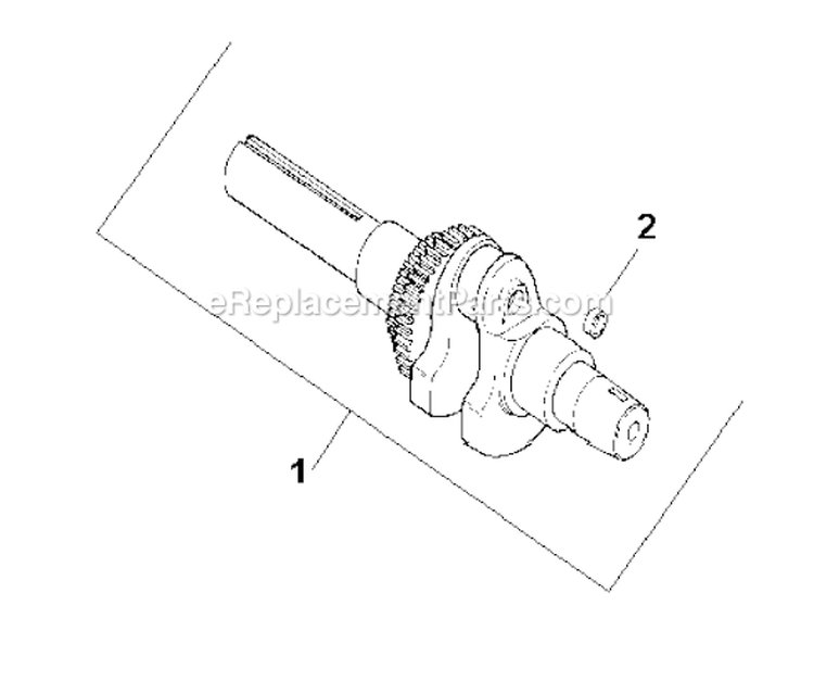 Page C Diagram and Parts List for  Kohler Engine