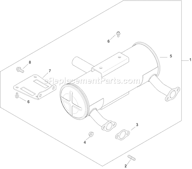 Page G Diagram and Parts List for  Kohler Engine