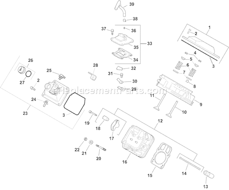 Page I Diagram and Parts List for  Kohler Engine