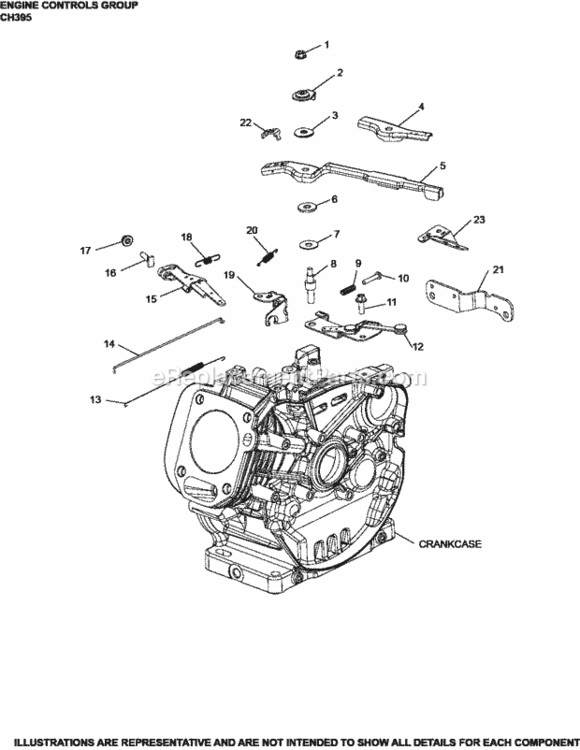 Engine_Controls_Group_Ch395-3128_Ch395 Diagram and Parts List for  Kohler Engine