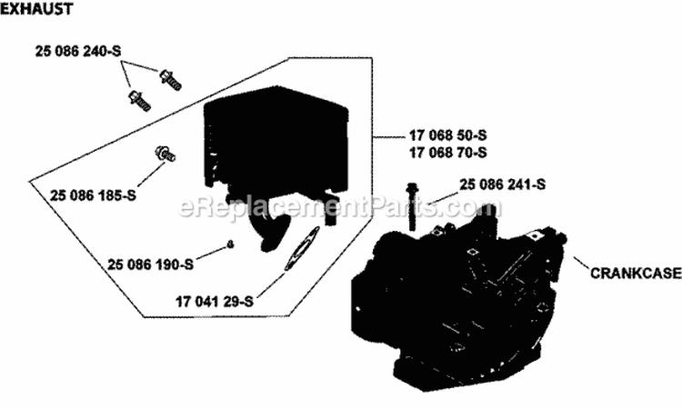 Page G Diagram and Parts List for  Kohler Engine