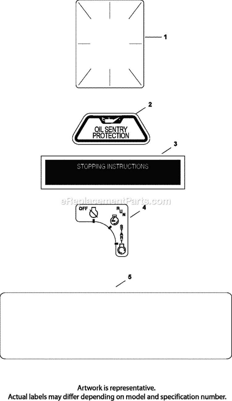 Page I Diagram and Parts List for  Kohler Engine