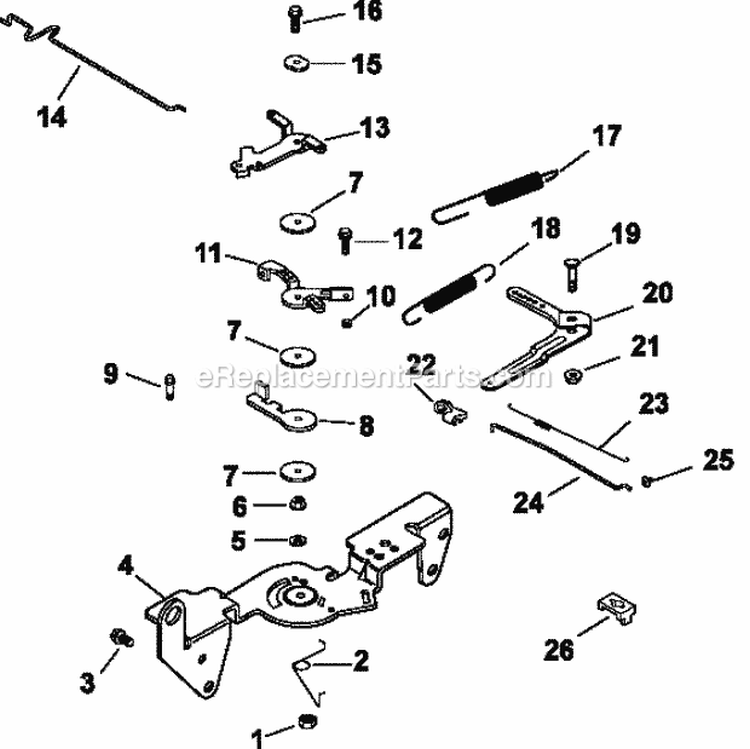 Page F Diagram and Parts List for  Kohler Engine
