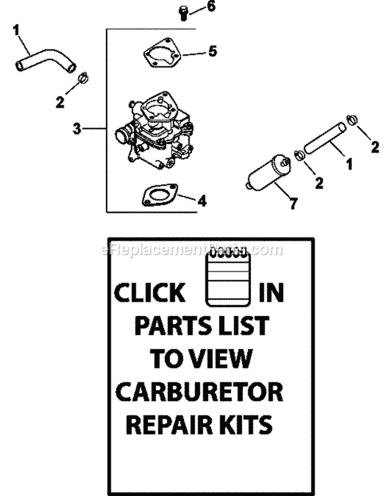 Page I Diagram and Parts List for  Kohler Engine