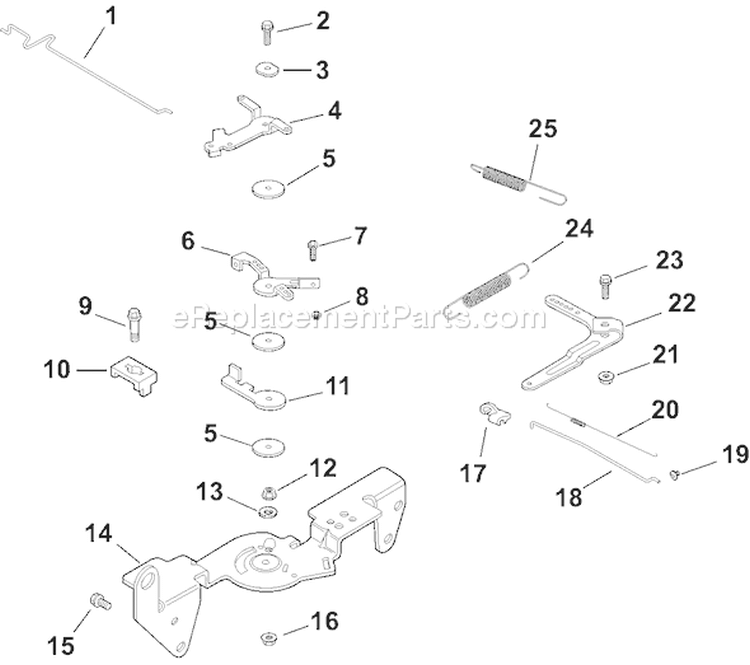 Page F Diagram and Parts List for  Kohler