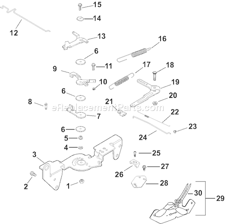 Page F Diagram and Parts List for  Kohler