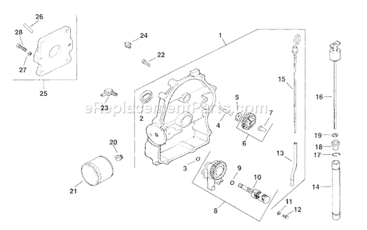 Page L Diagram and Parts List for  Kohler