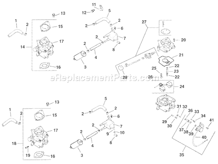 Page G Diagram and Parts List for  Kohler
