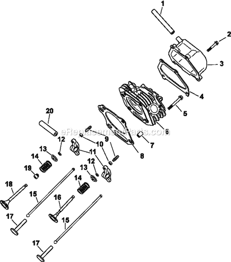 Page I Diagram and Parts List for  Kohler Engine