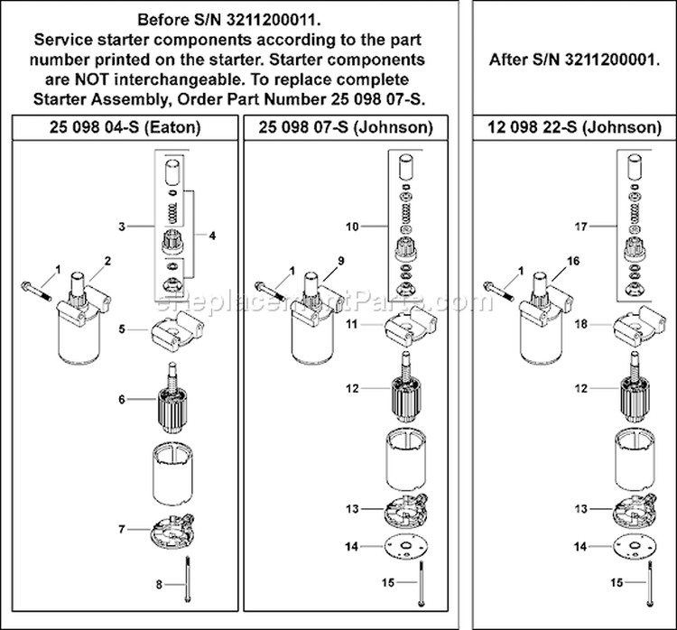 Page L Diagram and Parts List for  Kohler Engine
