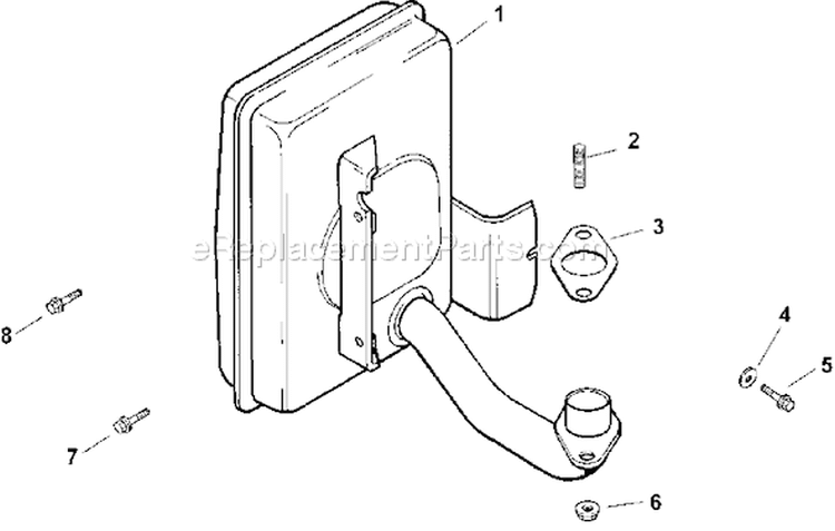 Page G Diagram and Parts List for  Kohler Engine