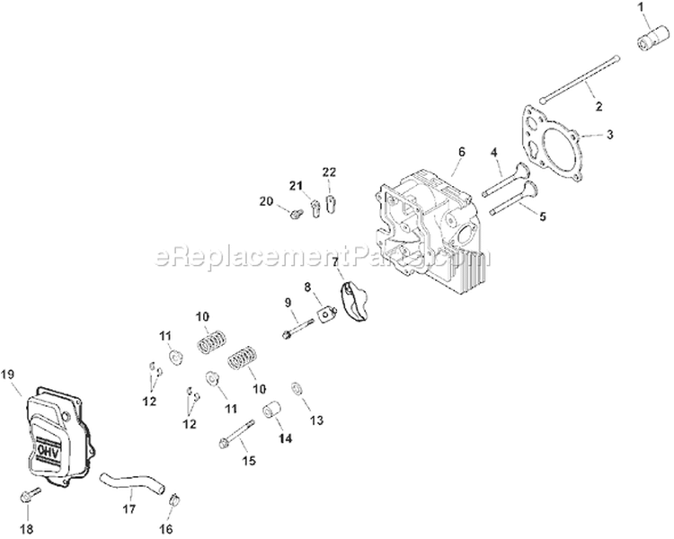 Page I Diagram and Parts List for  Kohler Engine