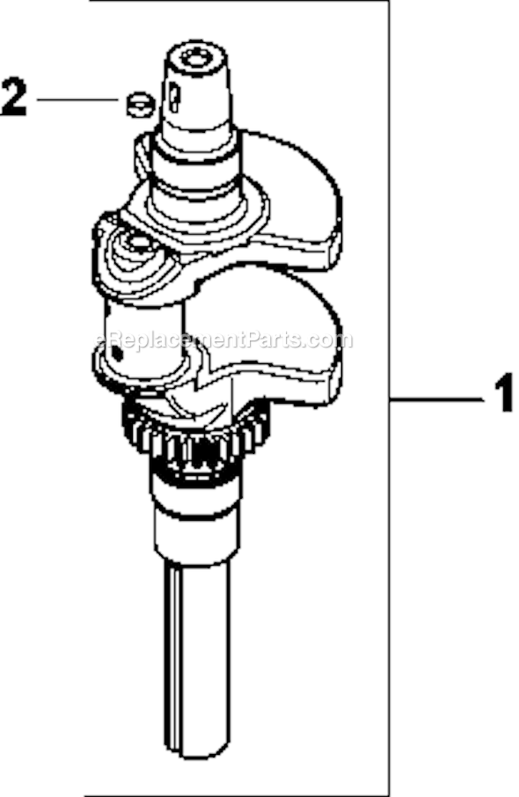 Page D Diagram and Parts List for  Kohler Engine