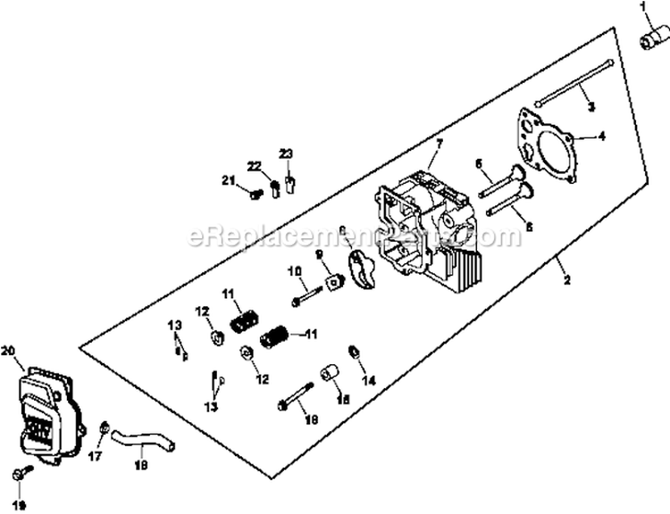 Page I Diagram and Parts List for  Kohler Engine