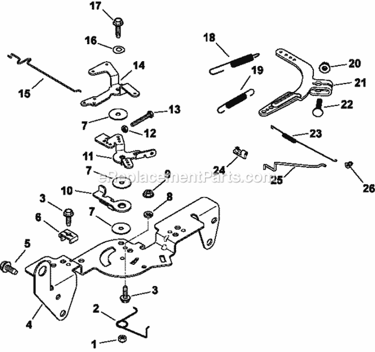 Page G Diagram and Parts List for  Kohler Engine