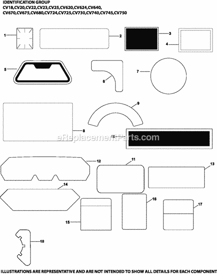 Page I Diagram and Parts List for  Kohler Engine