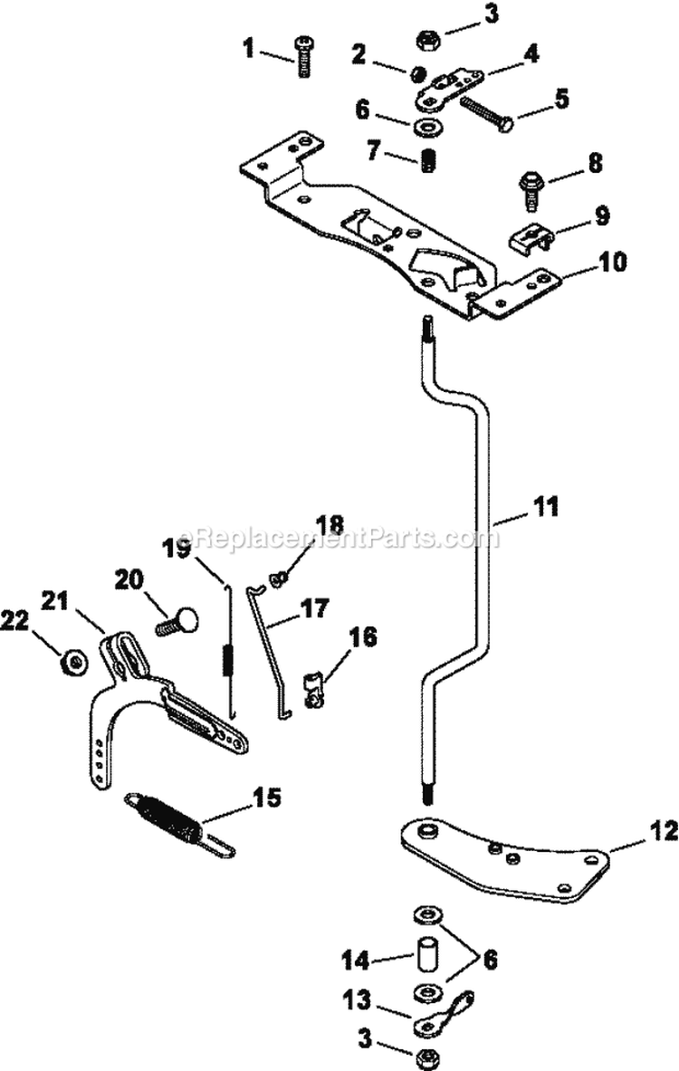 Page F Diagram and Parts List for  Kohler Engine