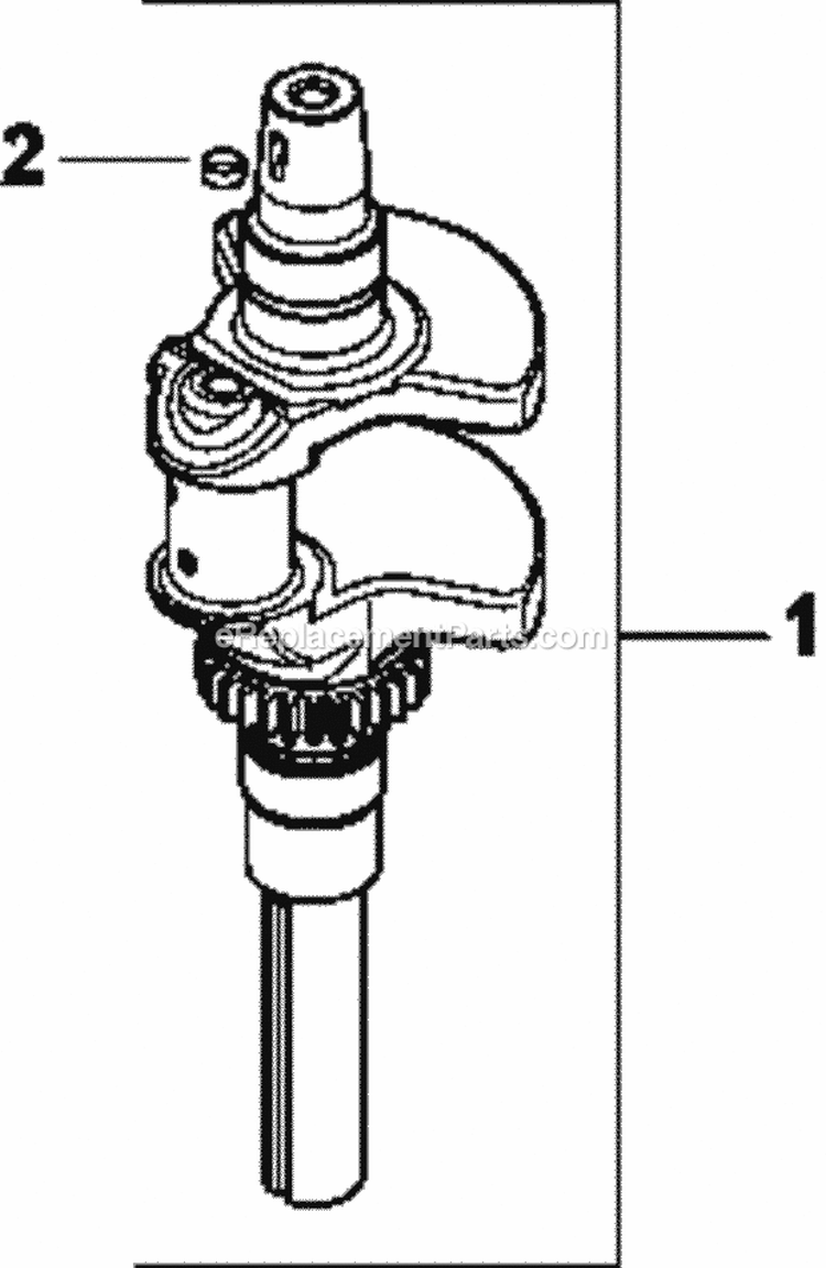 Page D Diagram and Parts List for  Kohler Engine