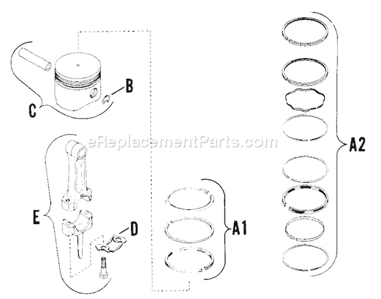 Page AF Diagram and Parts List for  Kohler Engine