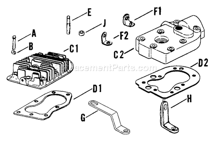Page P Diagram and Parts List for  Kohler Generator
