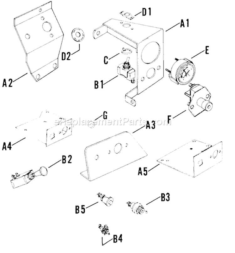 Page AC Diagram and Parts List for  Kohler Engine