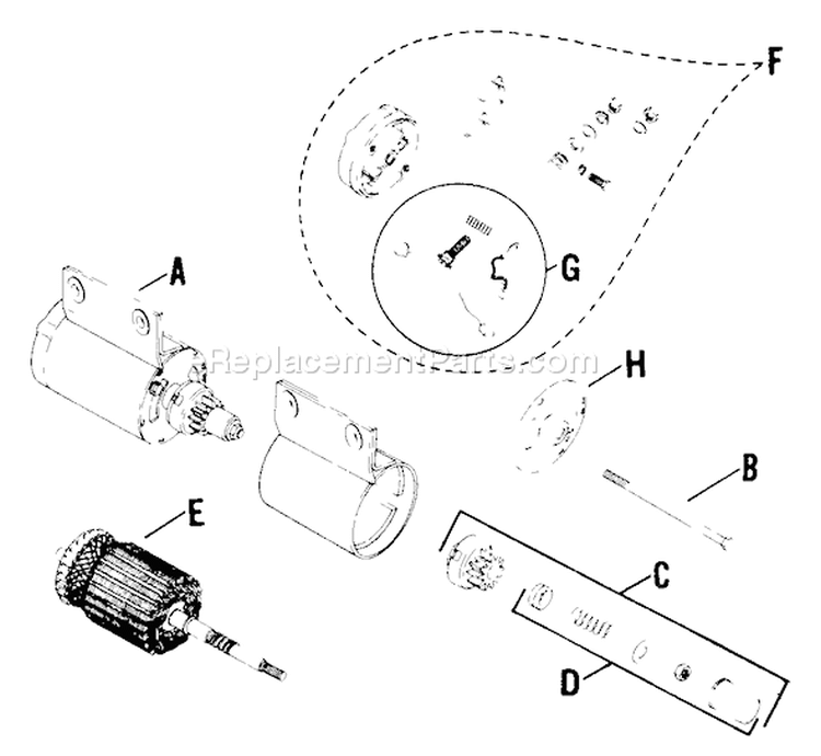 Page O Diagram and Parts List for  Kohler Generator