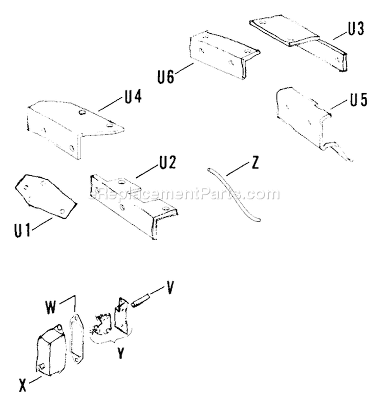 Page T Diagram and Parts List for  Kohler