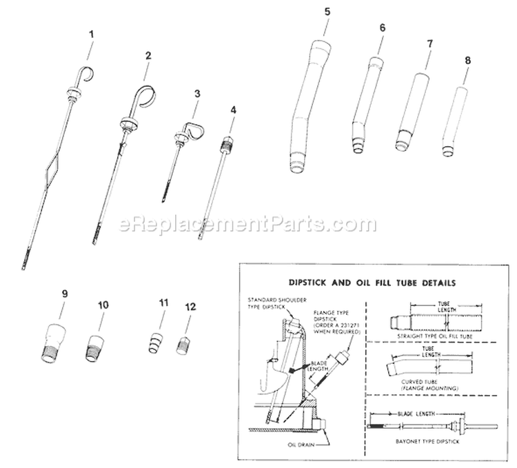 Page K Diagram and Parts List for  Kohler Engine