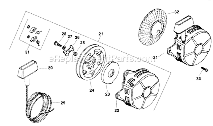 Page V Diagram and Parts List for  Kohler Engine