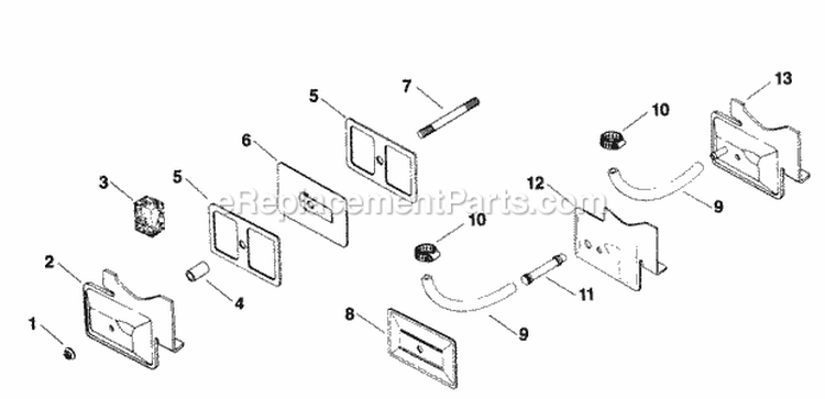 Page C Diagram and Parts List for  Kohler Generator