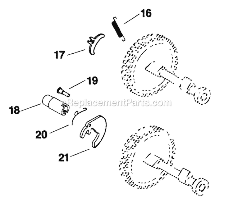 Page D Diagram and Parts List for  Kohler Generator