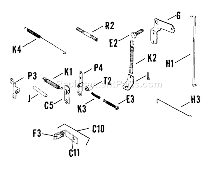 Page X Diagram and Parts List for  Kohler Generator