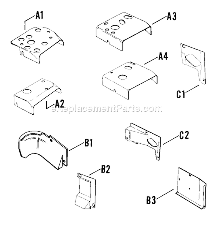 Page C Diagram and Parts List for  Kohler Generator