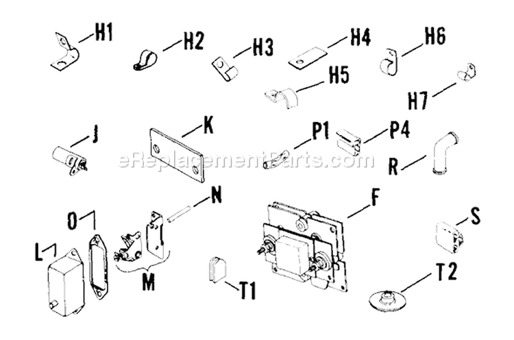 Page G Diagram and Parts List for  Kohler Generator