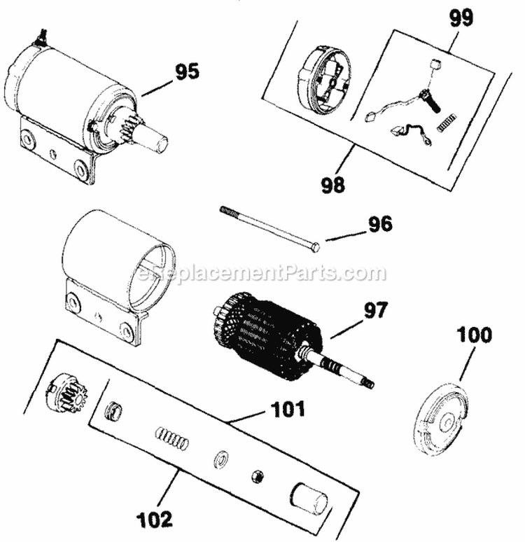 Page I Diagram and Parts List for  Kohler Engine