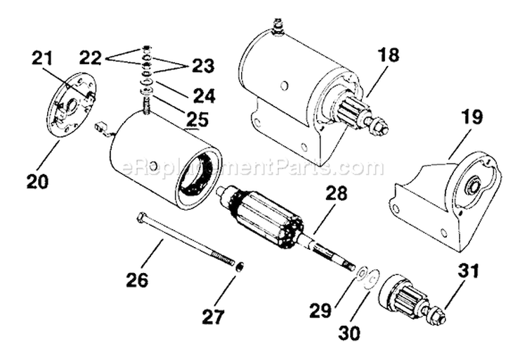 Page O Diagram and Parts List for  Kohler Engine