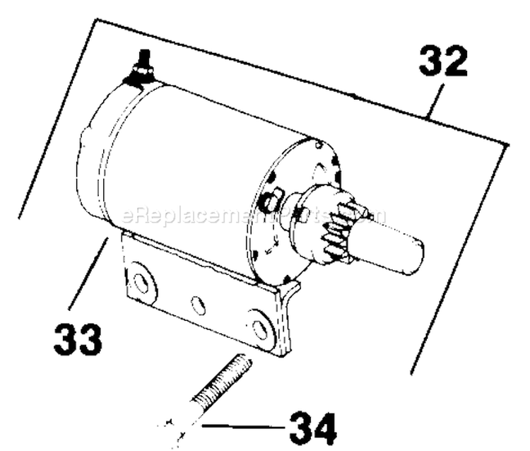 Page P Diagram and Parts List for  Kohler Engine
