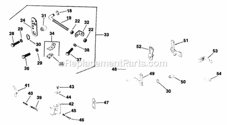 Page S Diagram and Parts List for  Kohler Engine
