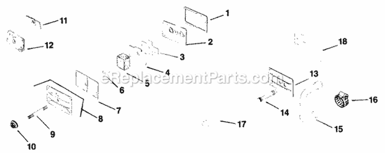 Page C Diagram and Parts List for  Kohler Engine