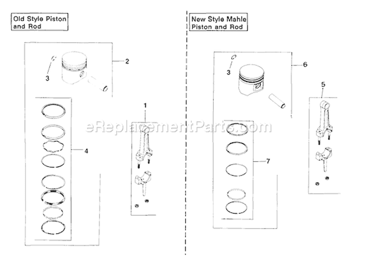 Page T Diagram and Parts List for  Kohler Engine