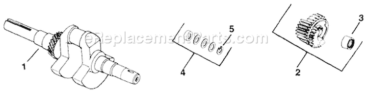 Page G Diagram and Parts List for  Kohler Engine