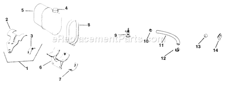 Page O Diagram and Parts List for  Kohler Engine