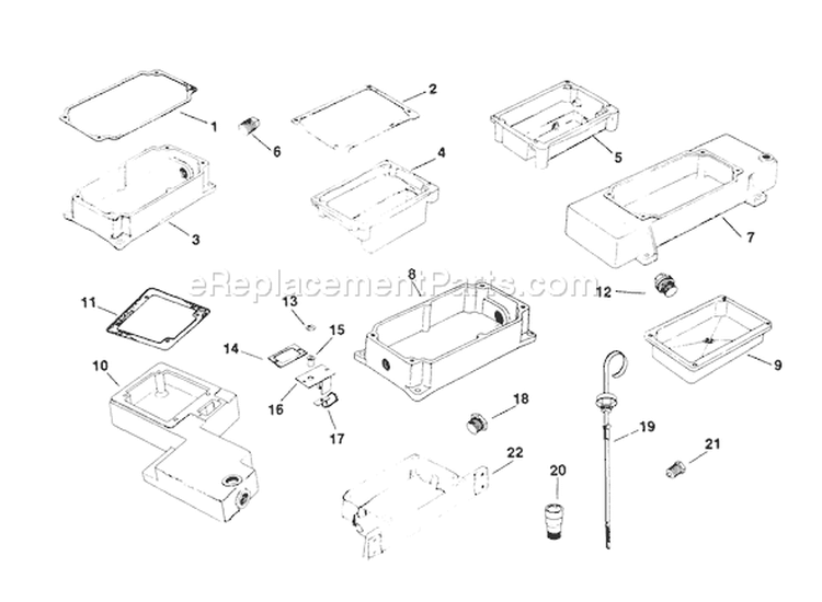 Page V Diagram and Parts List for  Kohler Engine