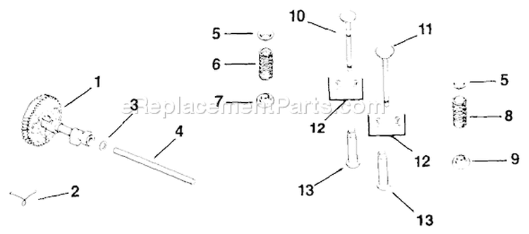 Page D Diagram and Parts List for  Kohler Engine