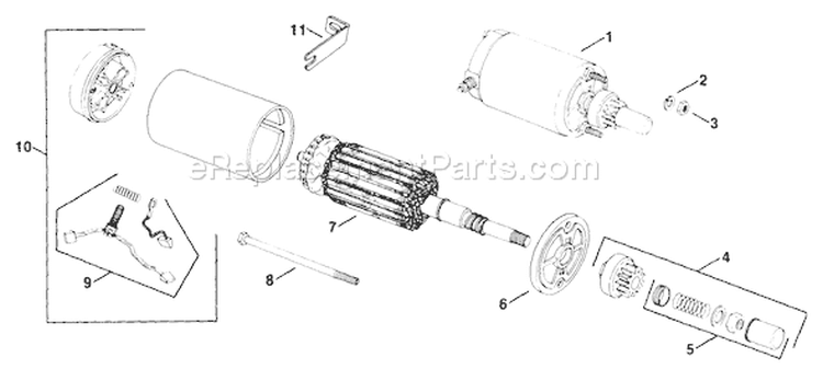Page J Diagram and Parts List for II-24334 Kohler Engine