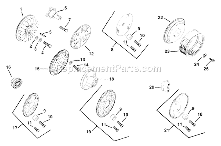 Page L Diagram and Parts List for II-24334 Kohler Engine